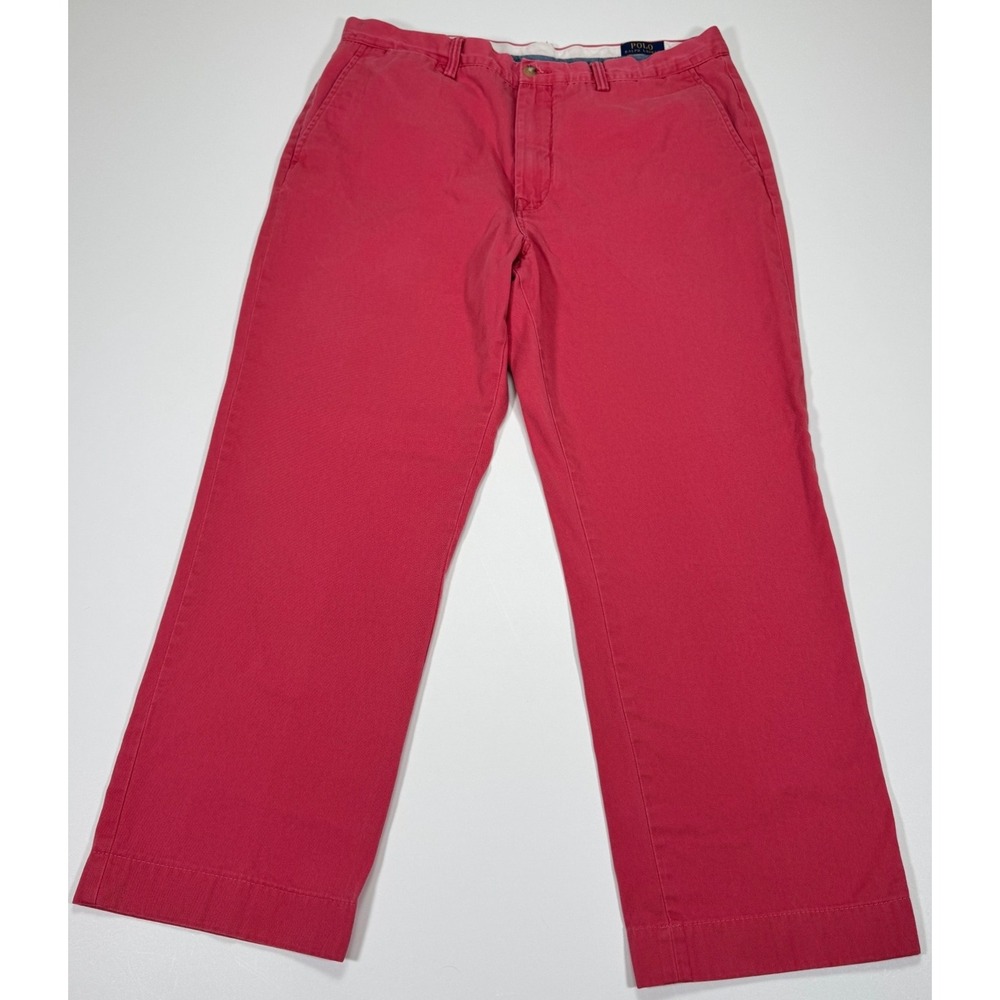 Polo Ralph Lauren The Polo Chino Mens 35x26 Corral Twill Flat Front Pants